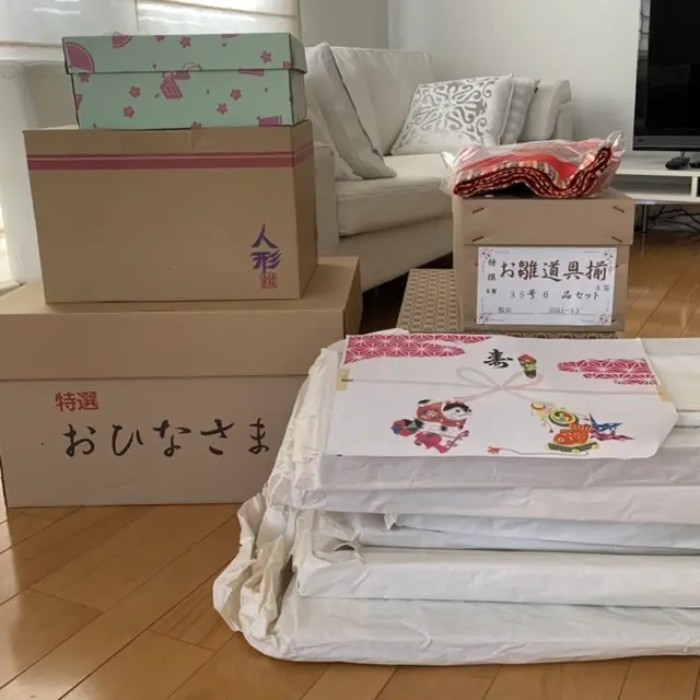 大安吉日。お雛様を出しました。の画像_2