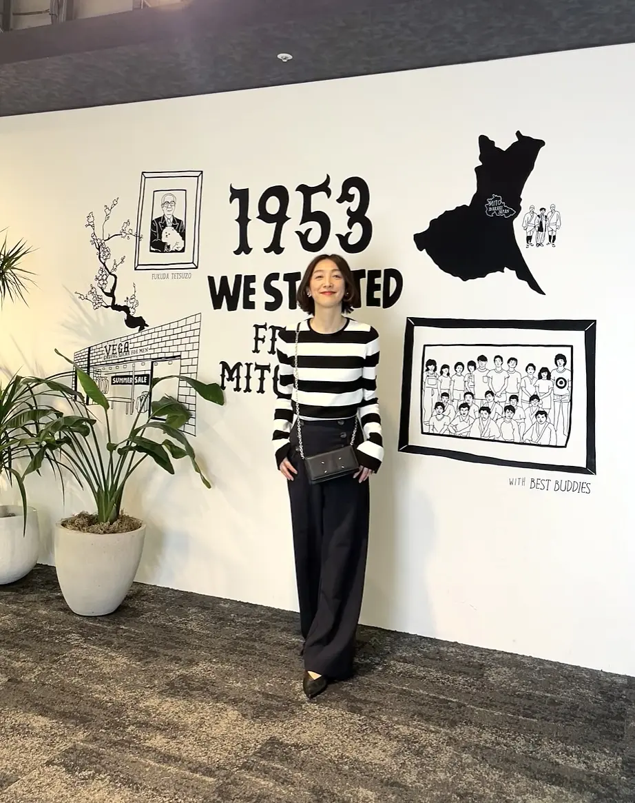 太めボーダーでミロ展へ★の画像_6