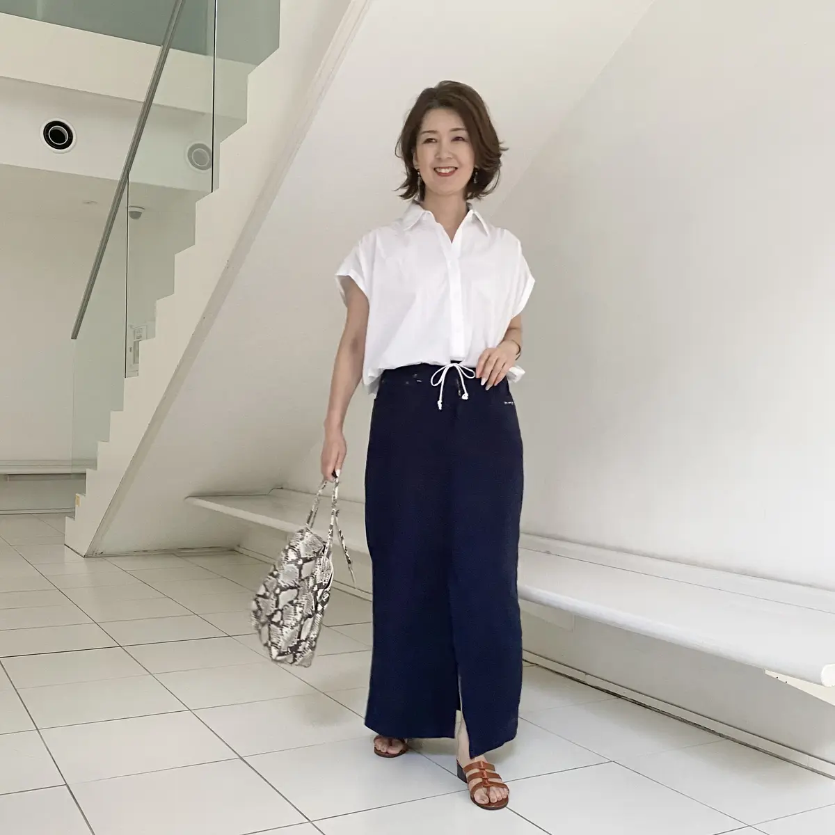 ZARAで見つけた涼やかブラウスの画像_1