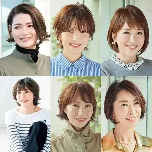 【2023最新版】50代におすすめヘアスタイル･髪型カタログ