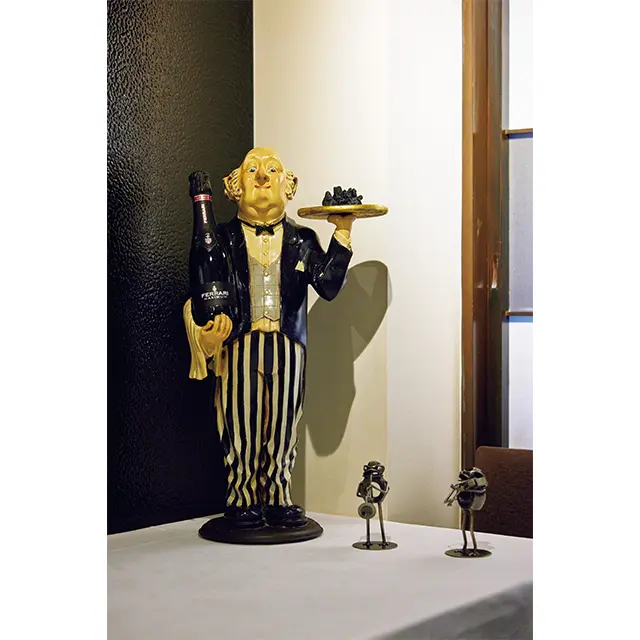 店内には、イタリアらしい装飾があちこちに