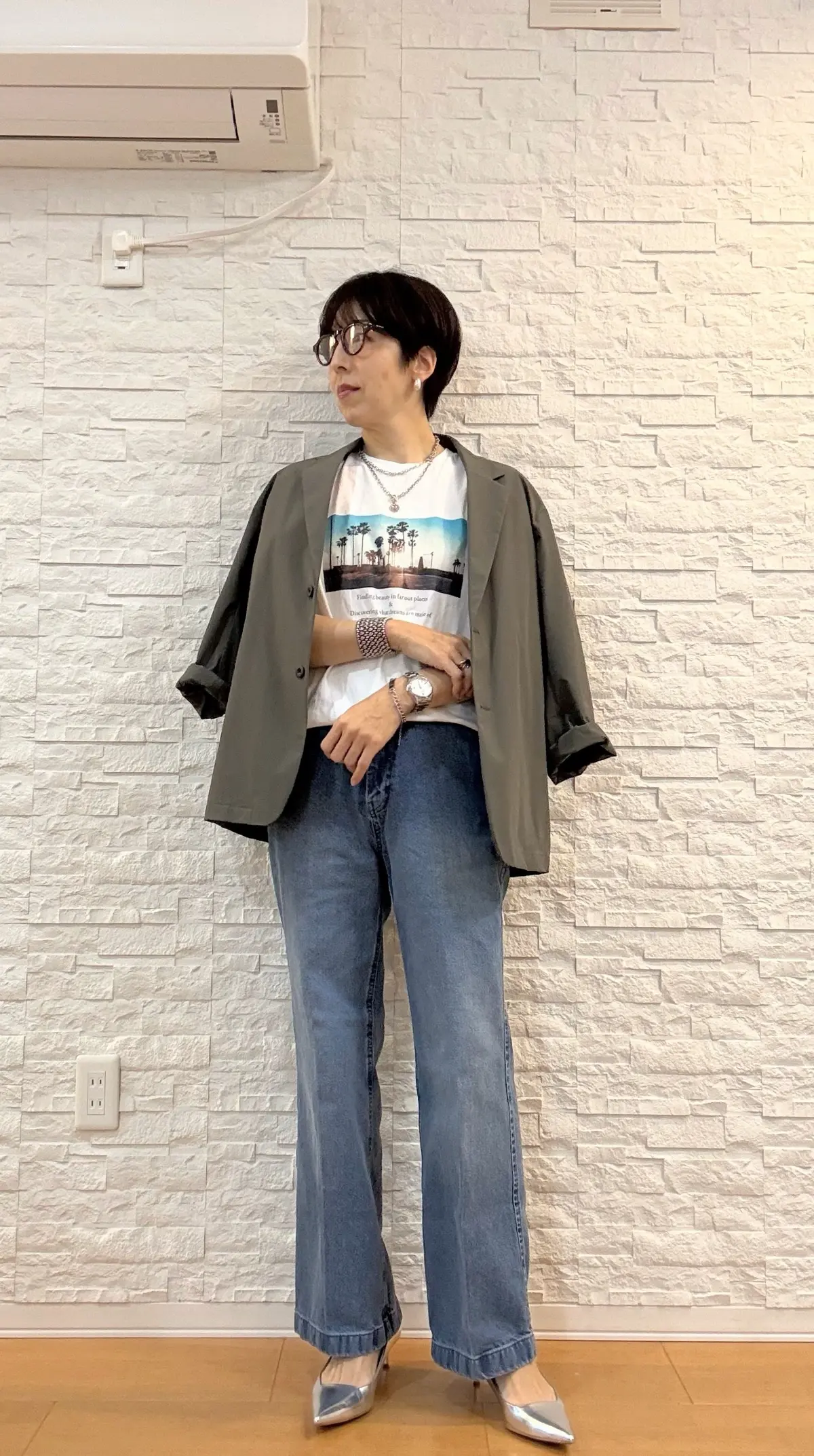 GUメンズデニムコーディネートの画像_4