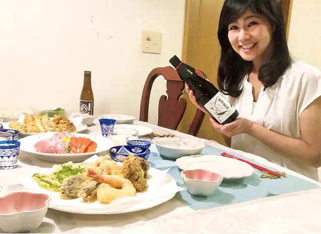 極上の日本酒を 成人した娘たちと 味わうのが至福