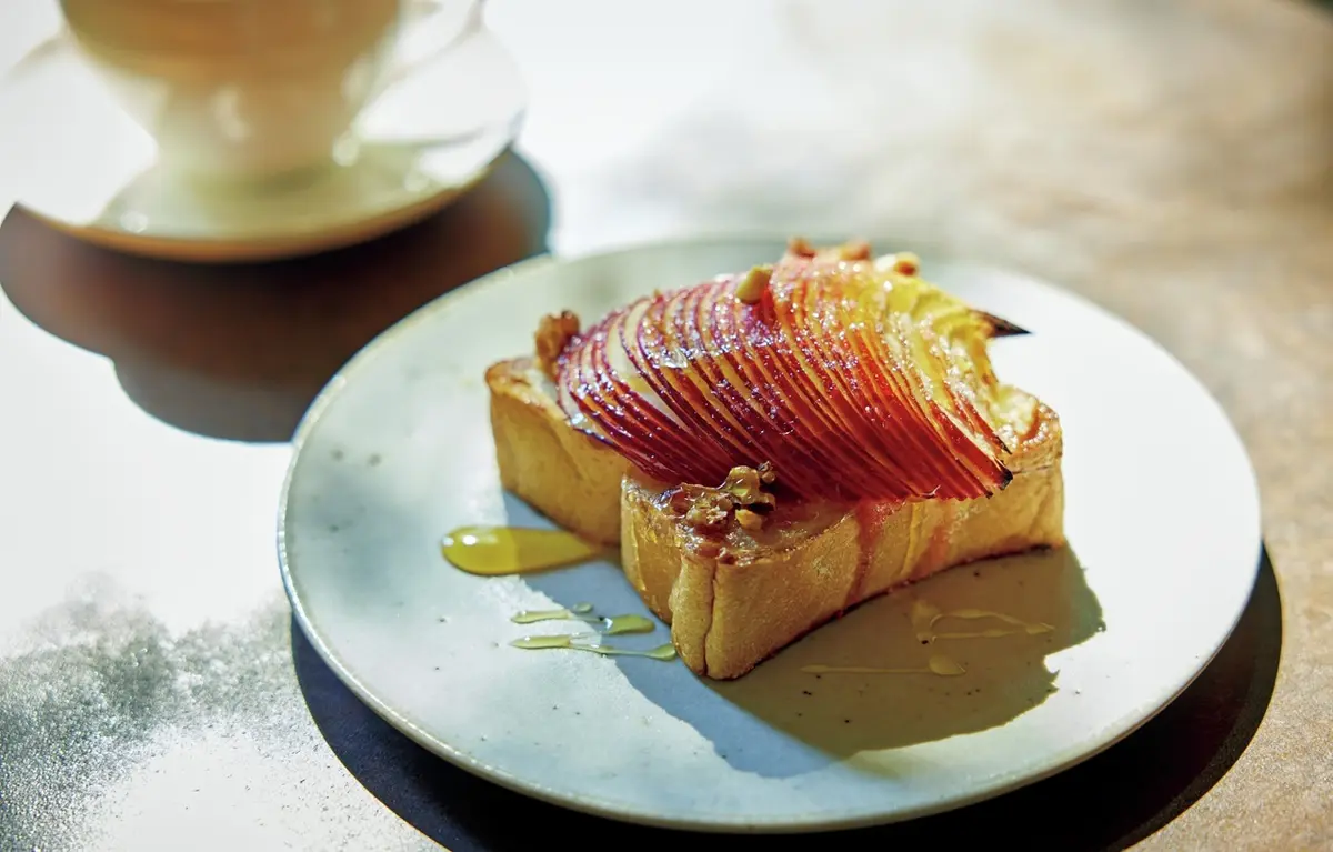 りんごトースト