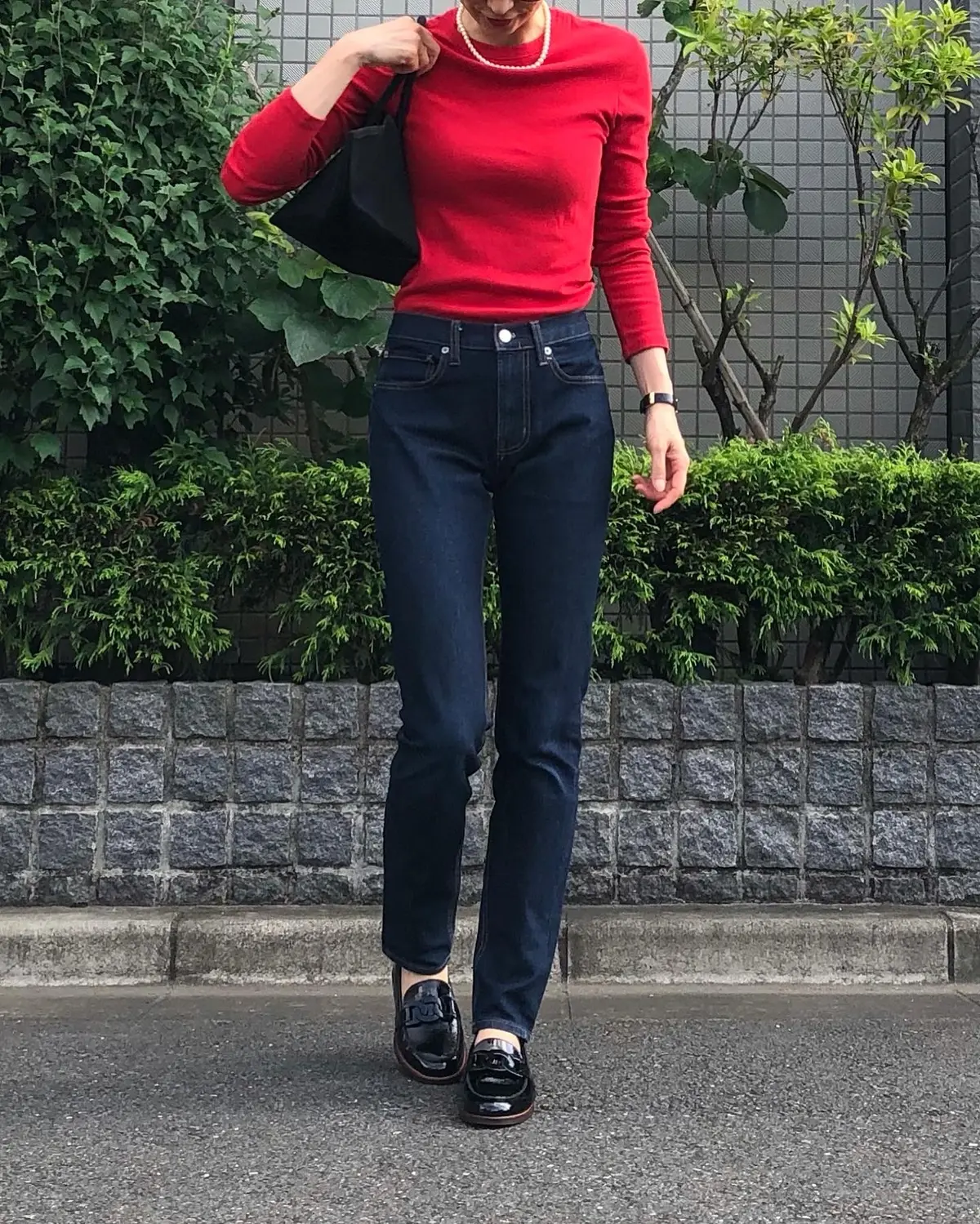 ゆったりデニム＆ローファー。の画像_2