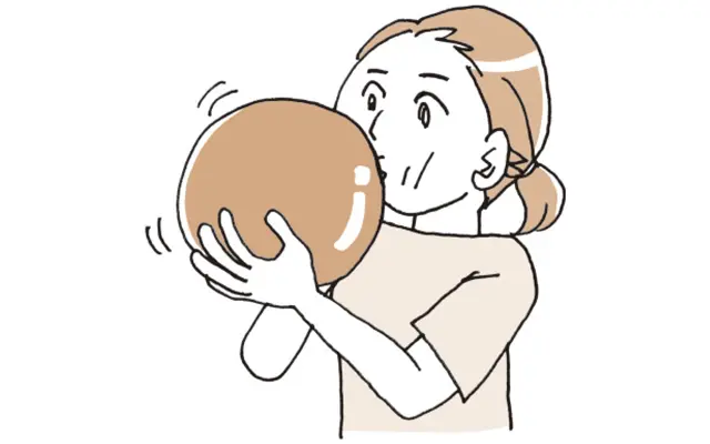 横隔膜をしっかり使う