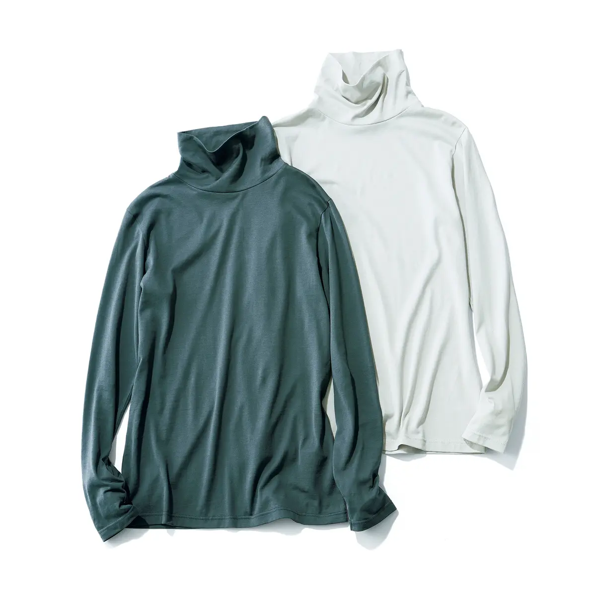 SUNSPEL×éclat タートルネックカットソー