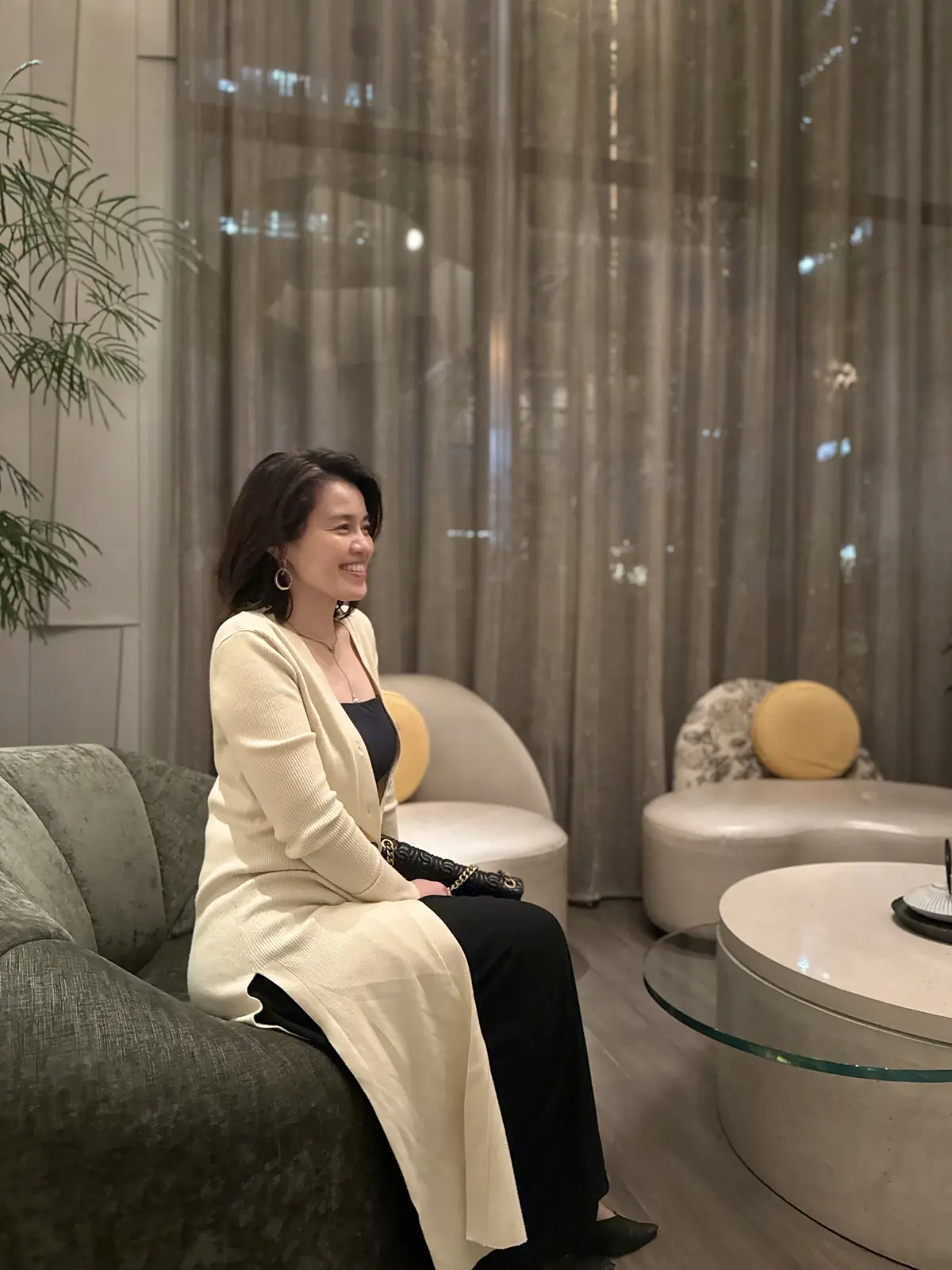 アウターにもなる♪リブニットロングカーデの画像_15