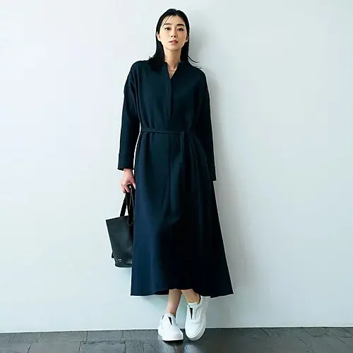 【50代 ワンピース】秋ワンピースで大人の画像_16