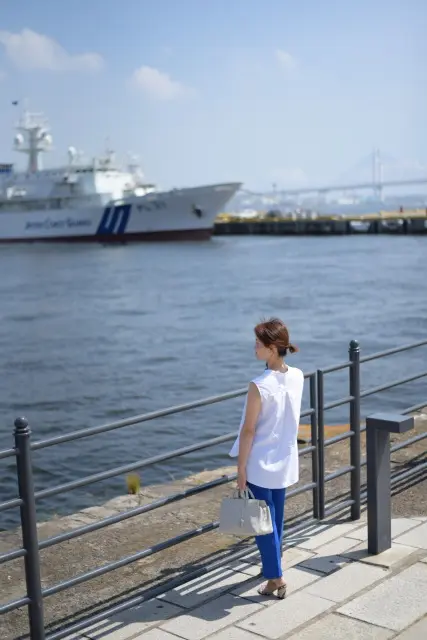 ブルーパンツで横浜新名所マリンタワーへ♡の画像_6