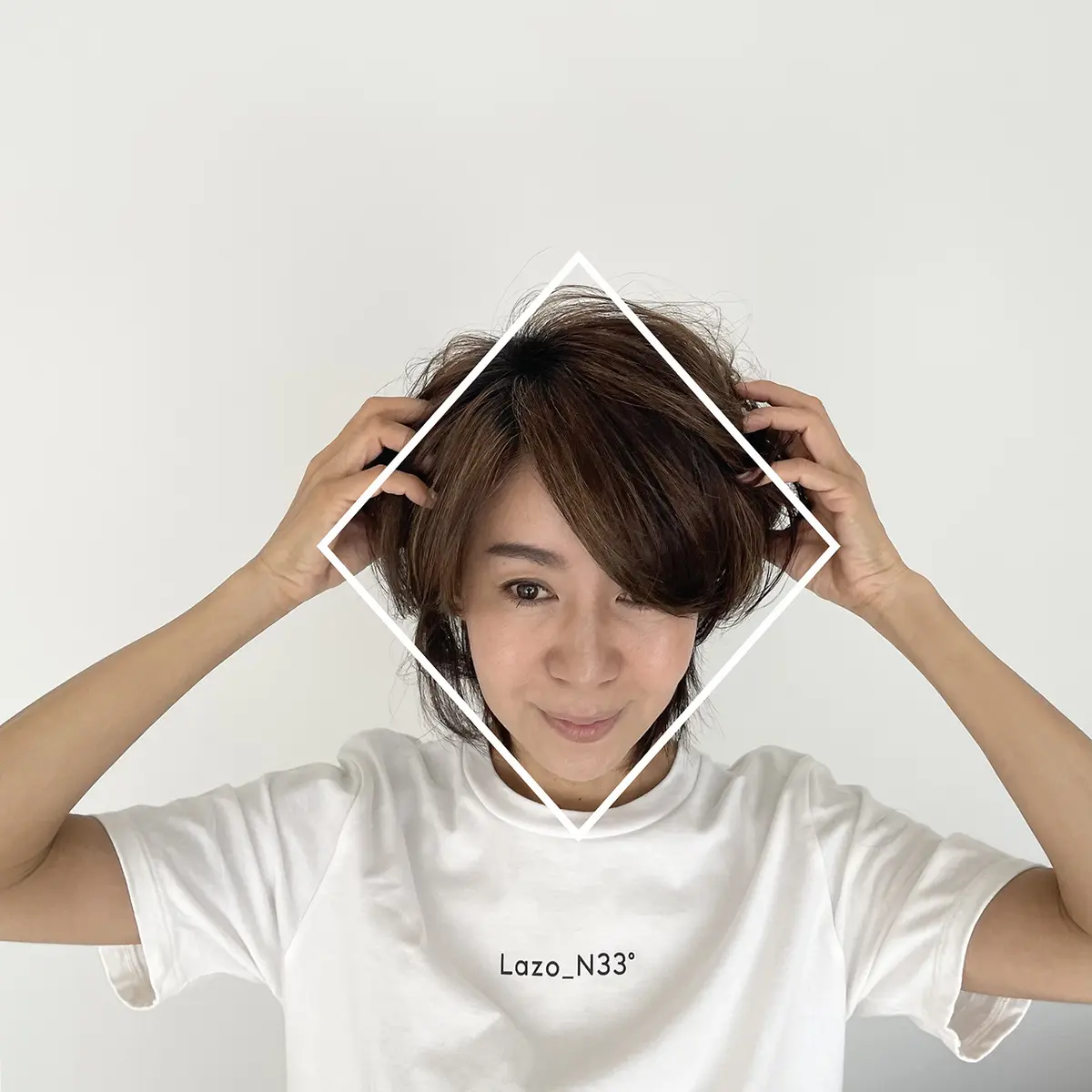 スタイリング剤で形を整える