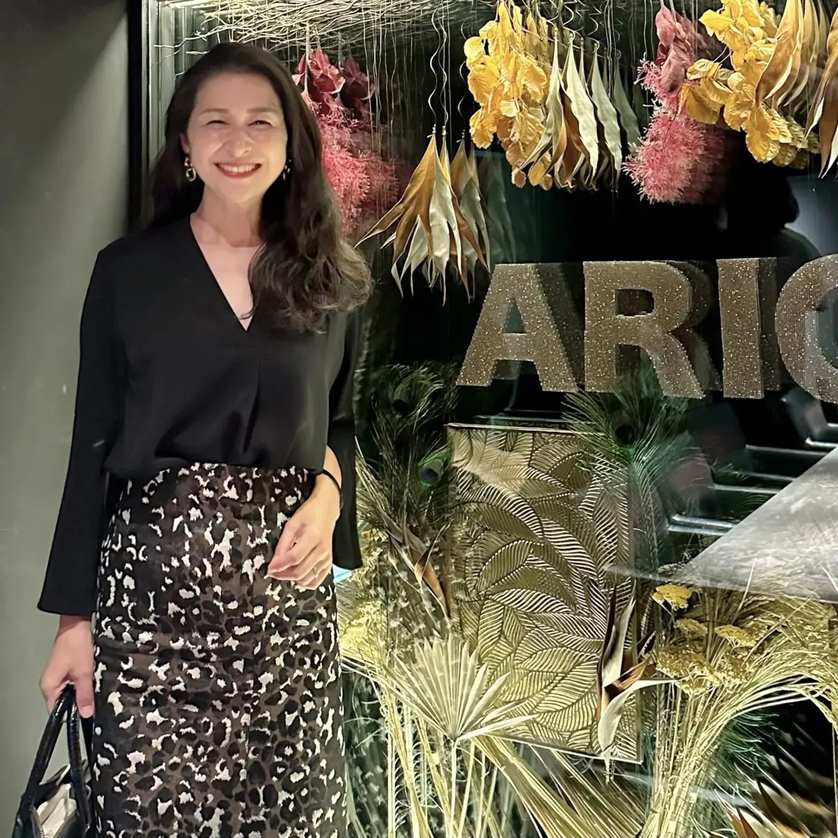 神楽坂にあるレストラン「SECRETO」店内での記念写真