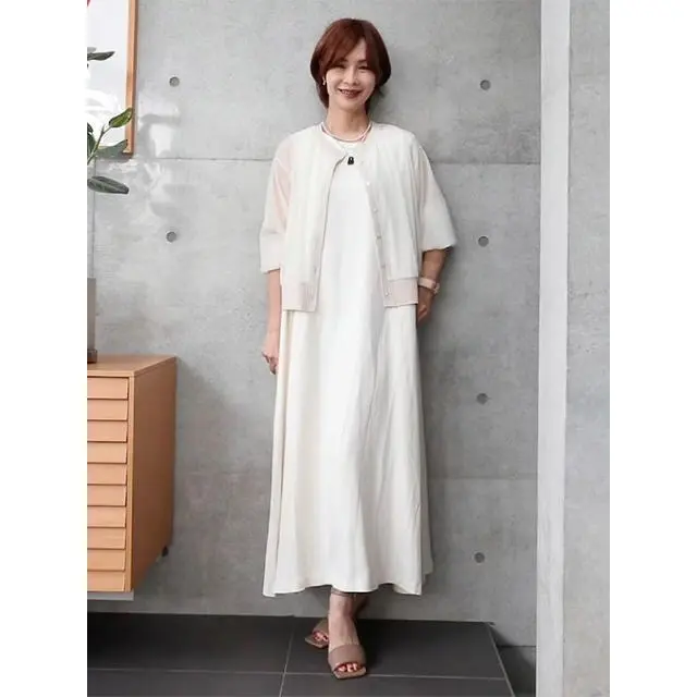 華組ワンピースコーデ