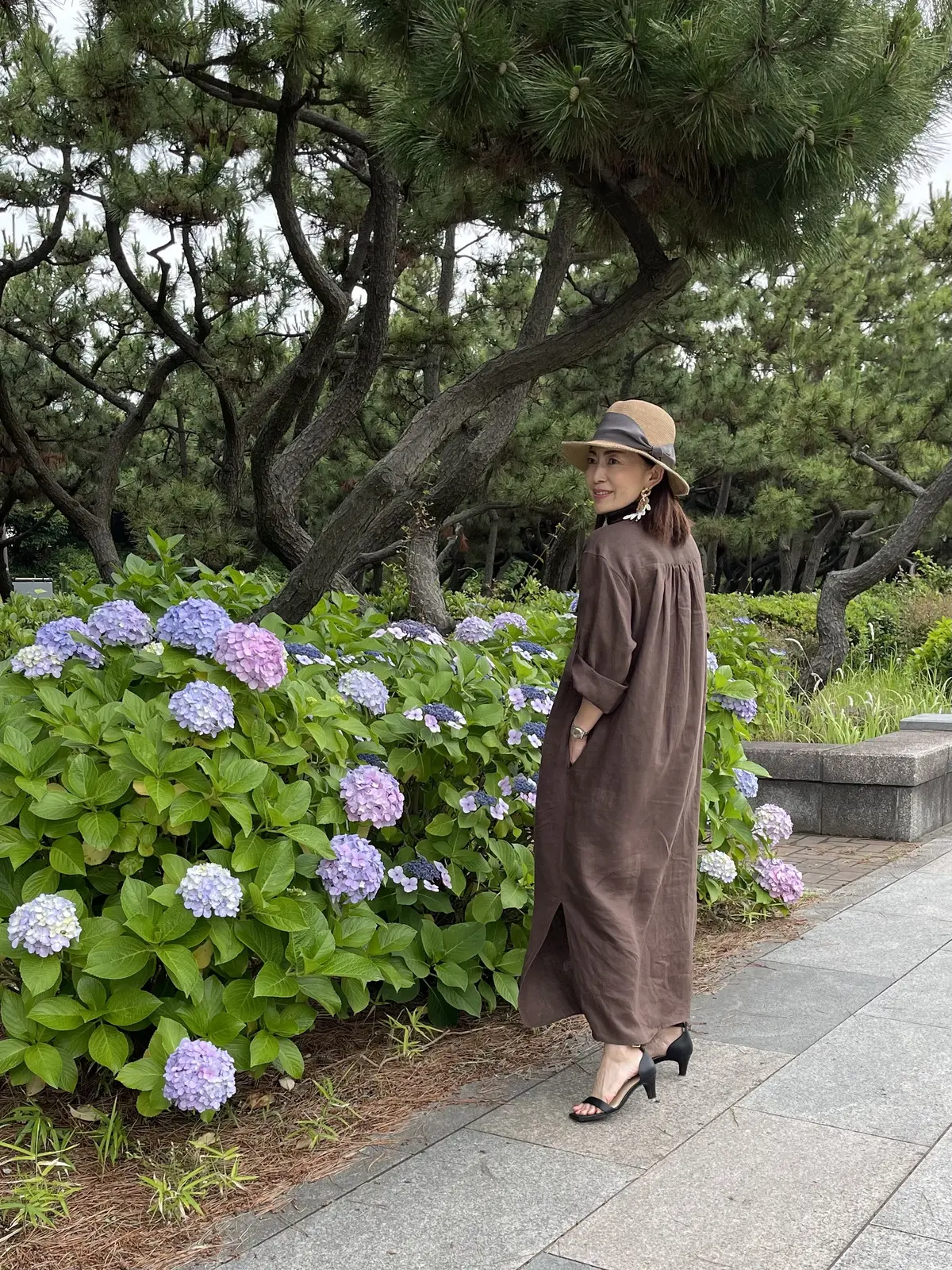 E by éclatの【リネンシャツワンの画像_3