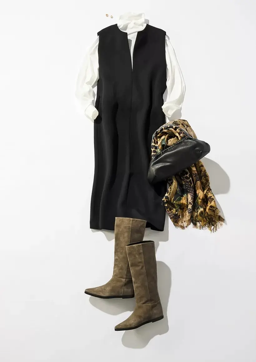 【50代 コーデ】定番アイテムの冬の最旬の画像_10