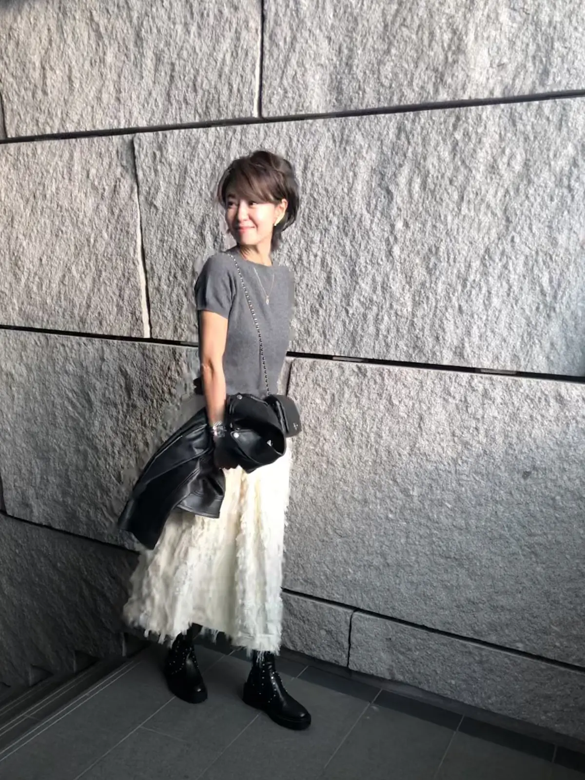 想い入れニットで和カフェランチへの画像_1