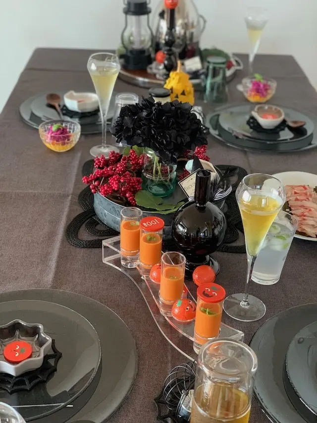 ハロウィン　ハロウィンのテーブル　Jマダムのおうち時間　Jマダムの暮らし