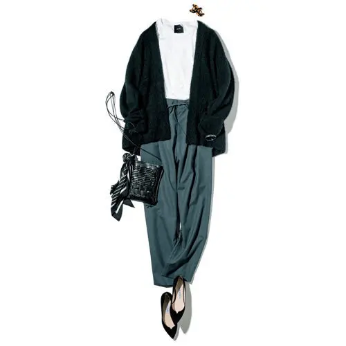 ATON テーパードパンツ