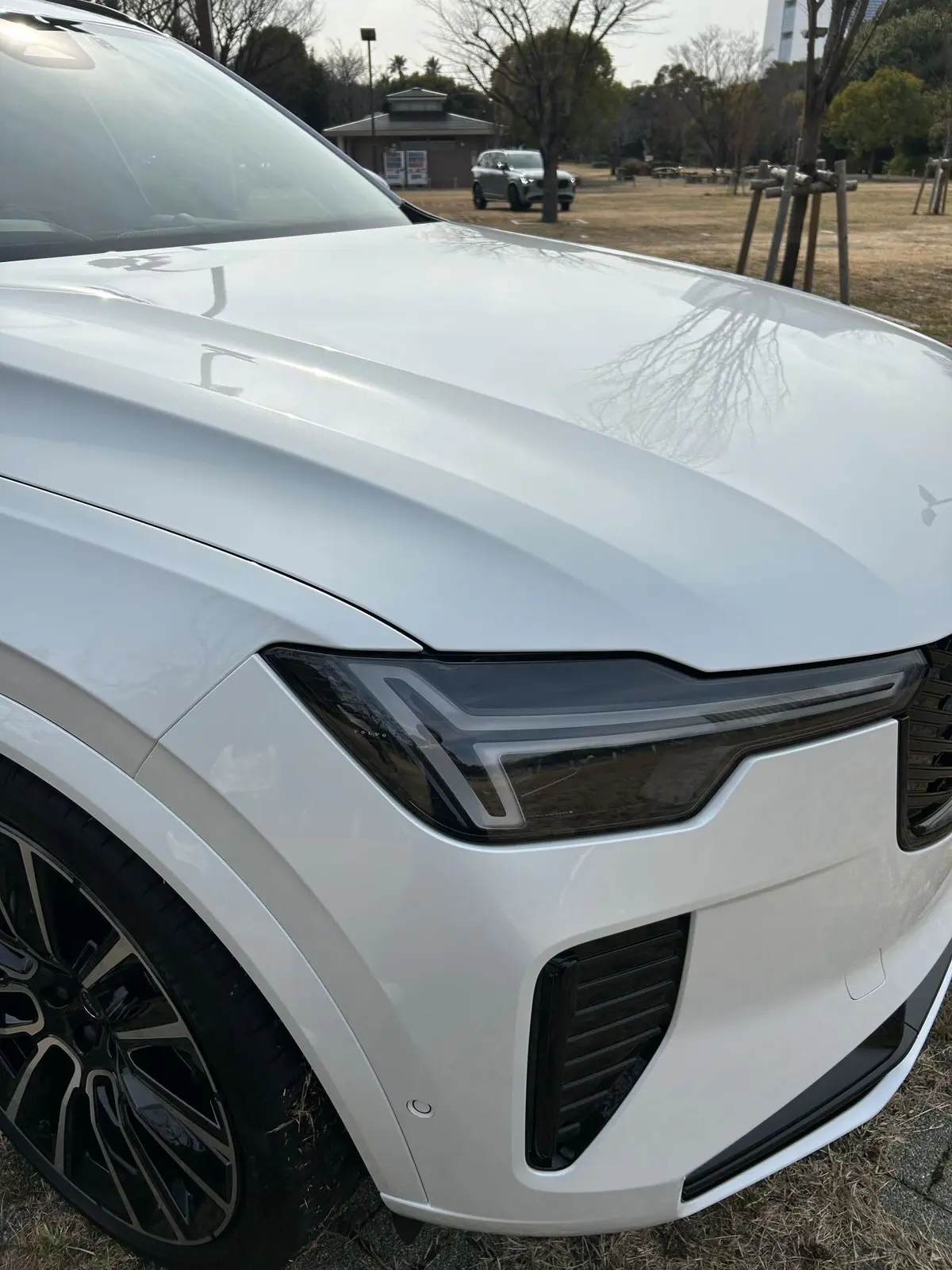 ボルボXC90Xの「トールハンマー」と呼ばれるヘッドライトのモチーフ