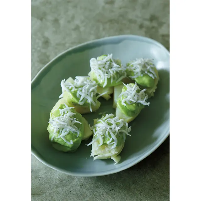 じゃがいもとしらすのグリーンマヨネーズ