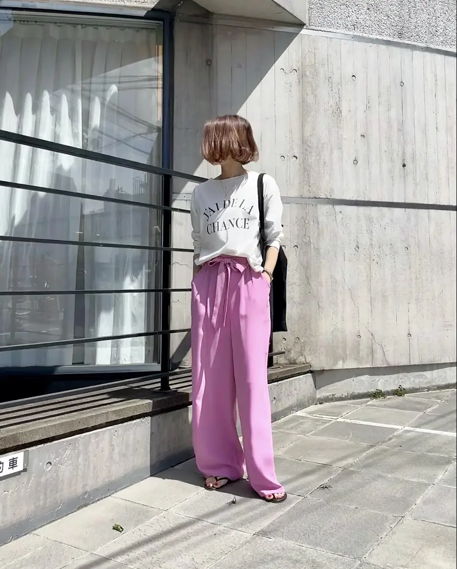 ゆるっとリボンワイドパンツ♩5styleの画像_8