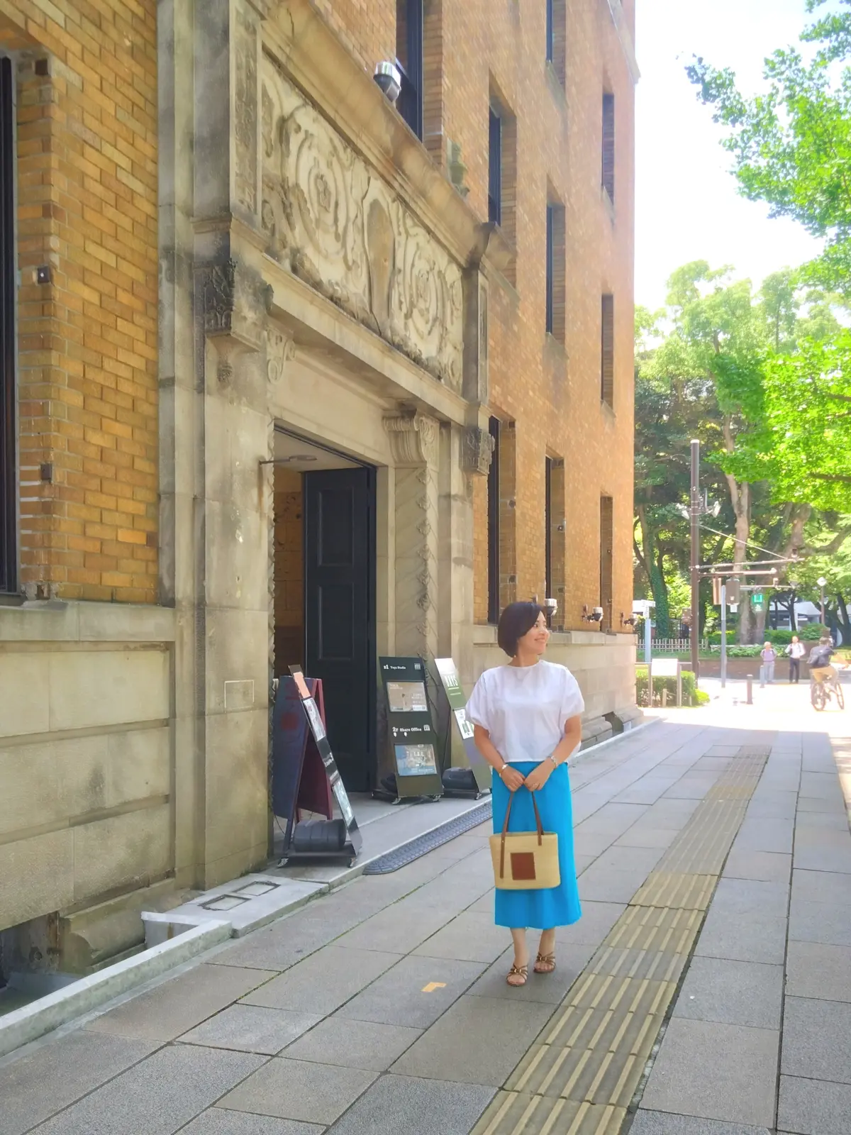 横浜元町散策、日本大通り、40代ファッション