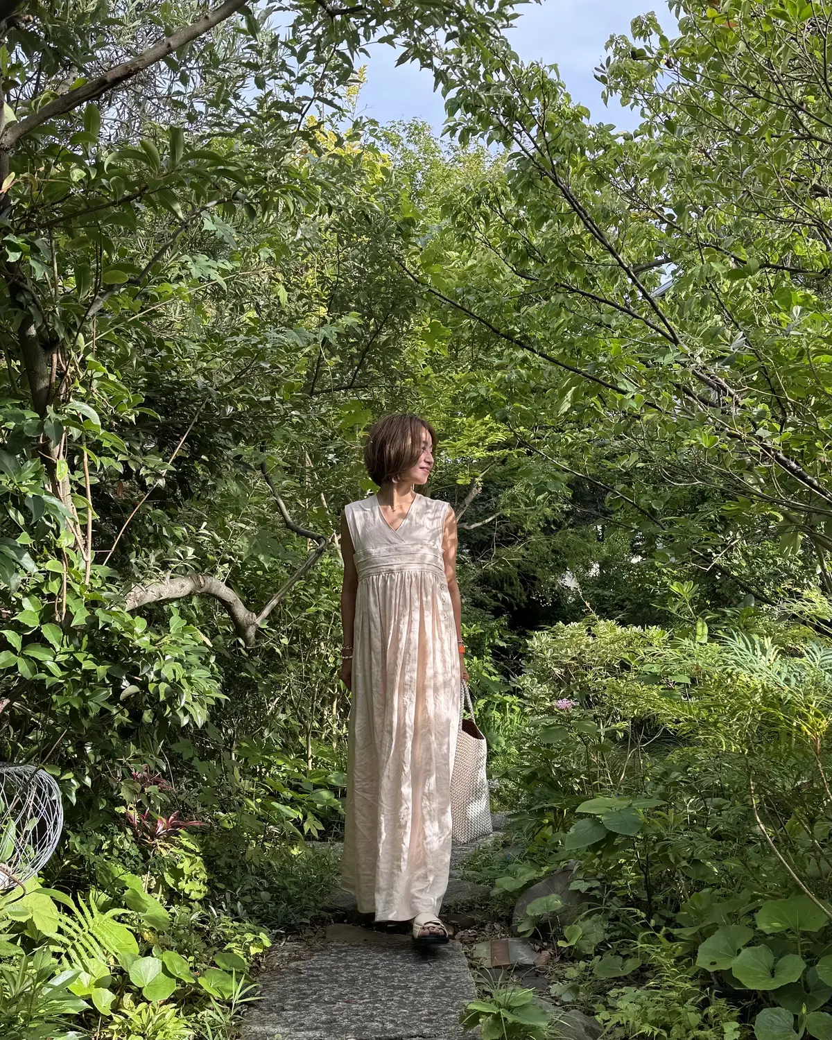 夏の涼やかリネンワンピース2stylinの画像_10