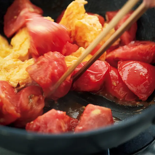 卵とトマト炒め