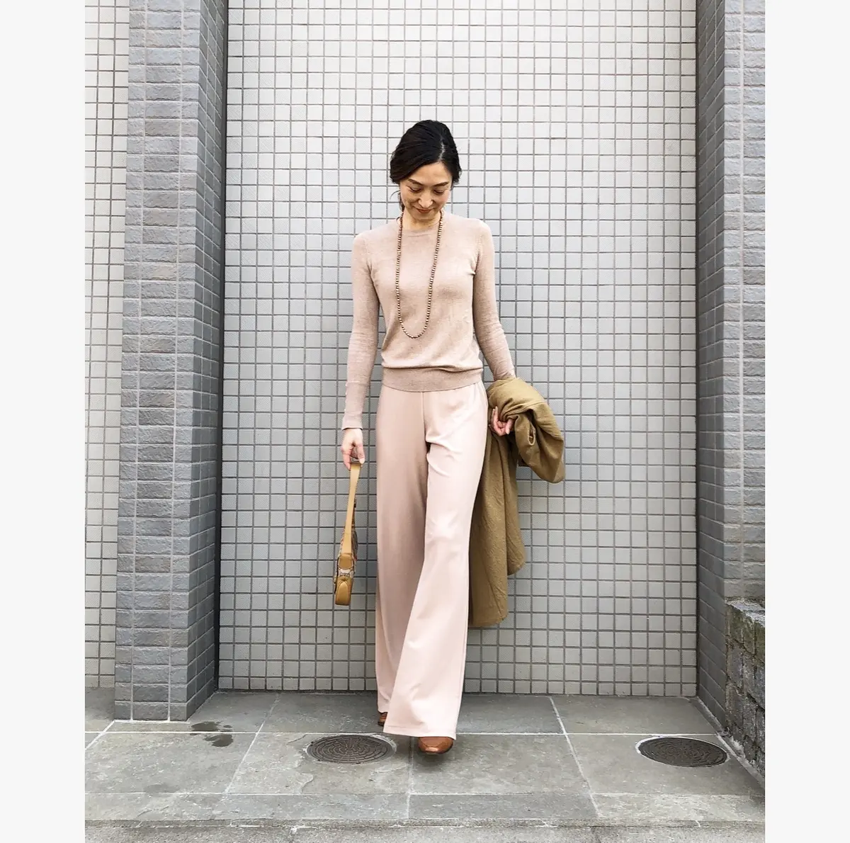 ZARAパンで、暖系ベージュ２コーデ☆の画像_1