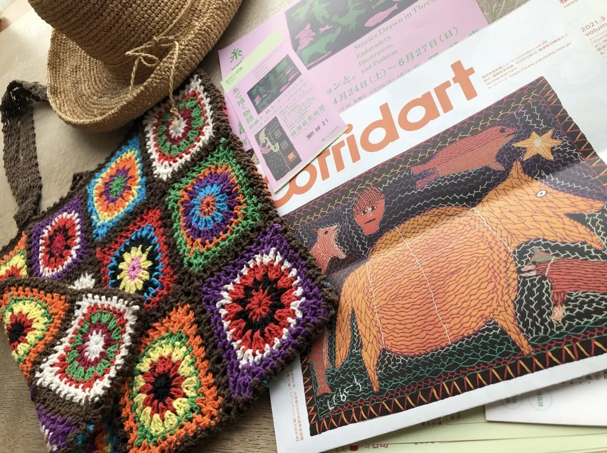 刺繍トップスで、横須賀美術館「糸の世界」の画像_7