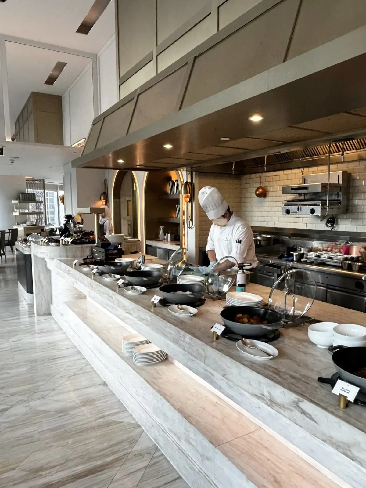 ウォルドーフアストリアの朝食　　Waldorf Astoria  バンコク