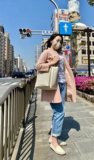 カジュアルコーデで合羽橋へお買い物