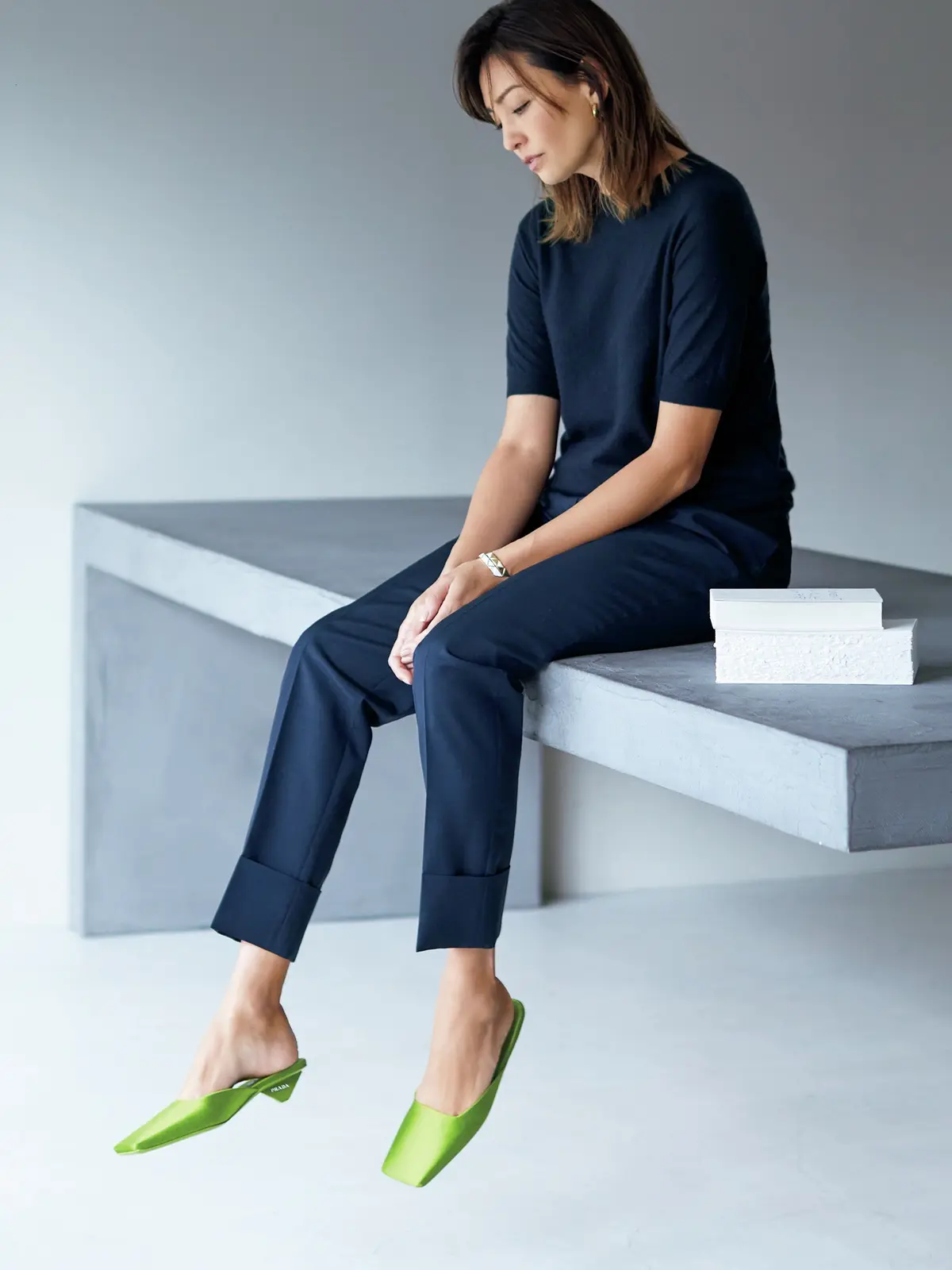 プラダのミュール