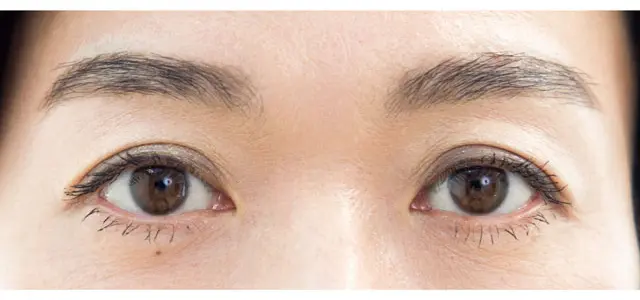 リキッドで細めに入れているけれど…