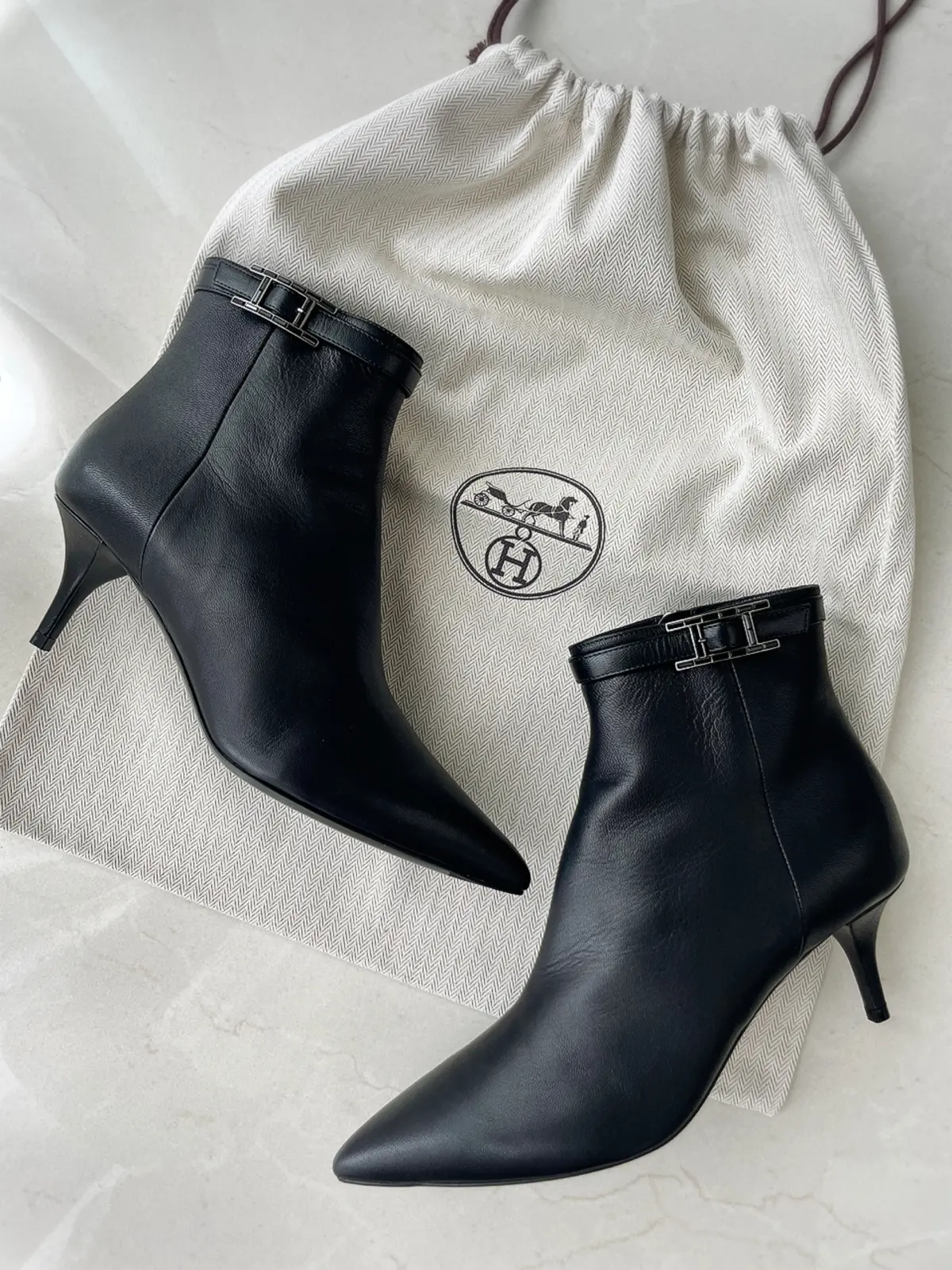 ときめく靴☆エルメスブーツ2コーデの画像_1