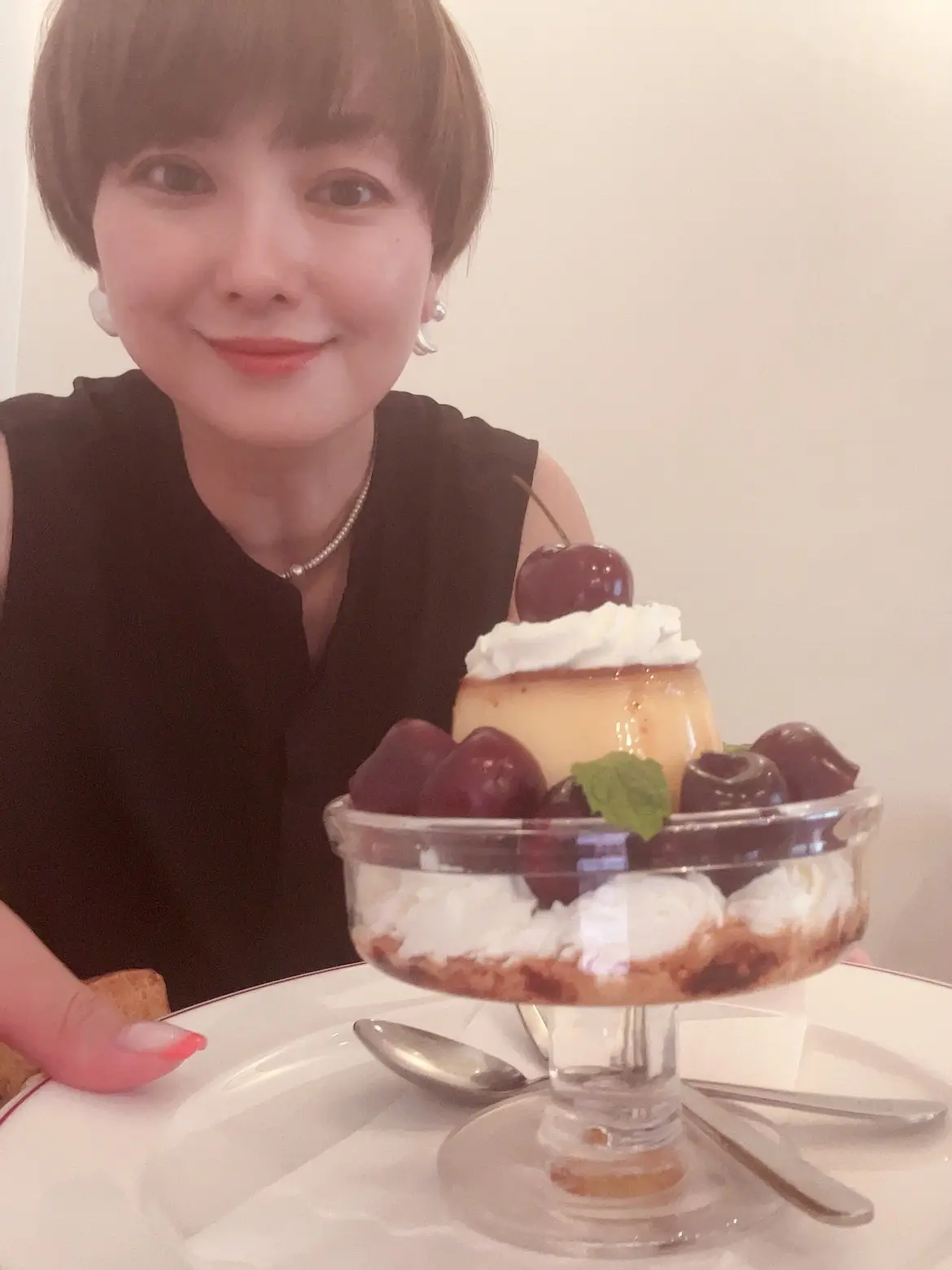 念願の“アメリカンチェリーのプリン” やの画像_2