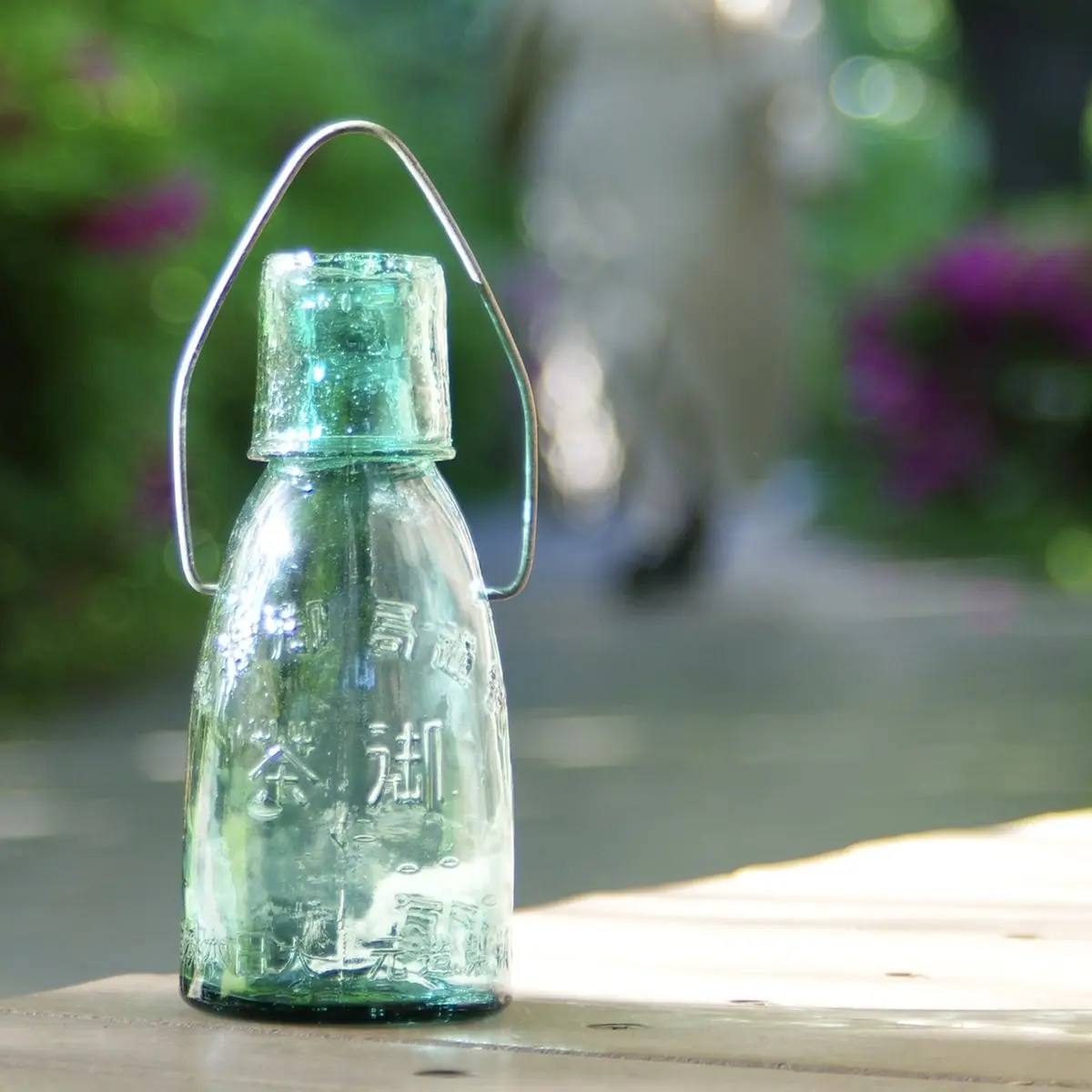 汽車茶瓶　ガラス茶瓶