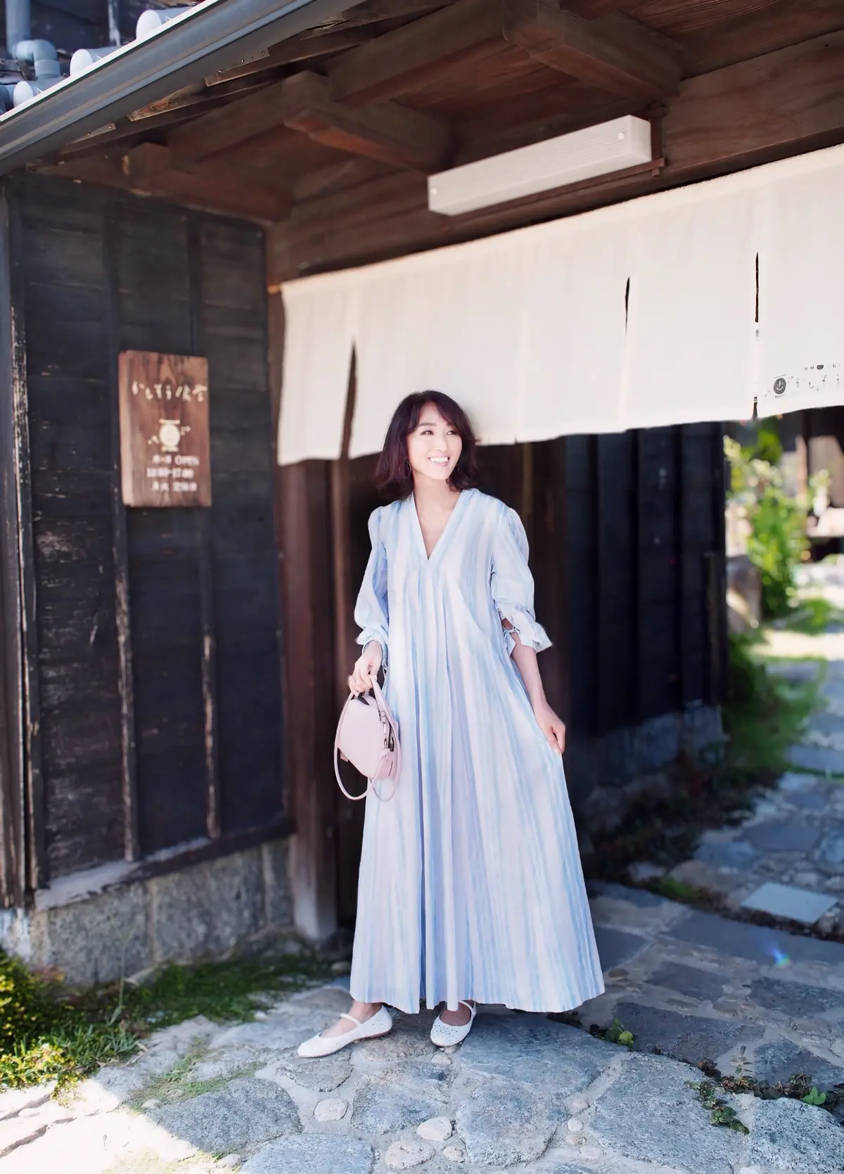 レオストライプカフタンドレス｜SZ BLO CKPRINTS