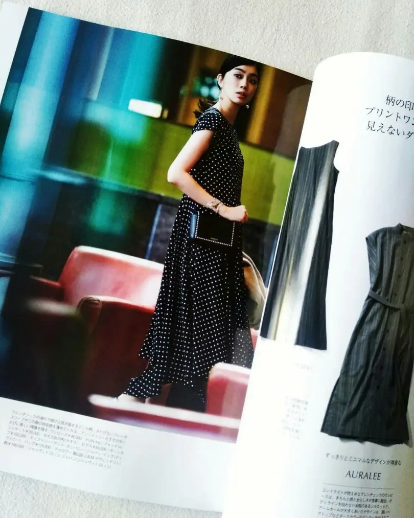 ドット柄ワンピースで美術館への画像_1