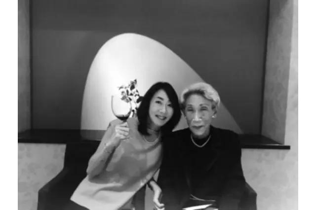 母の卒寿（90歳）のお祝いで、フレンチレストランへ。