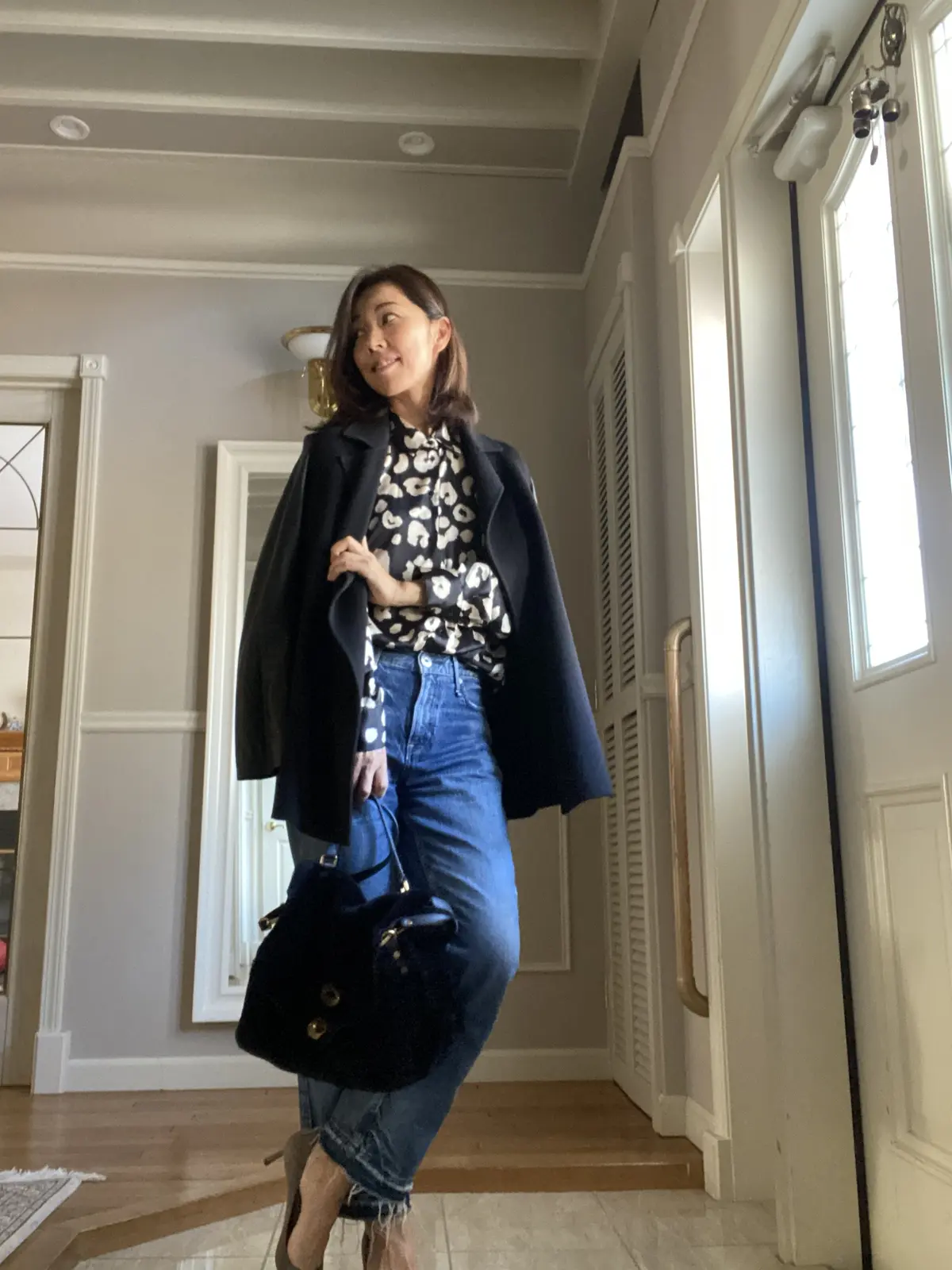 ZARAのアニマル柄オーバーサイズシャツの画像_2