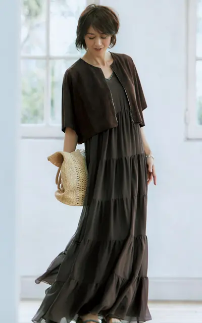 ティアードワンピース