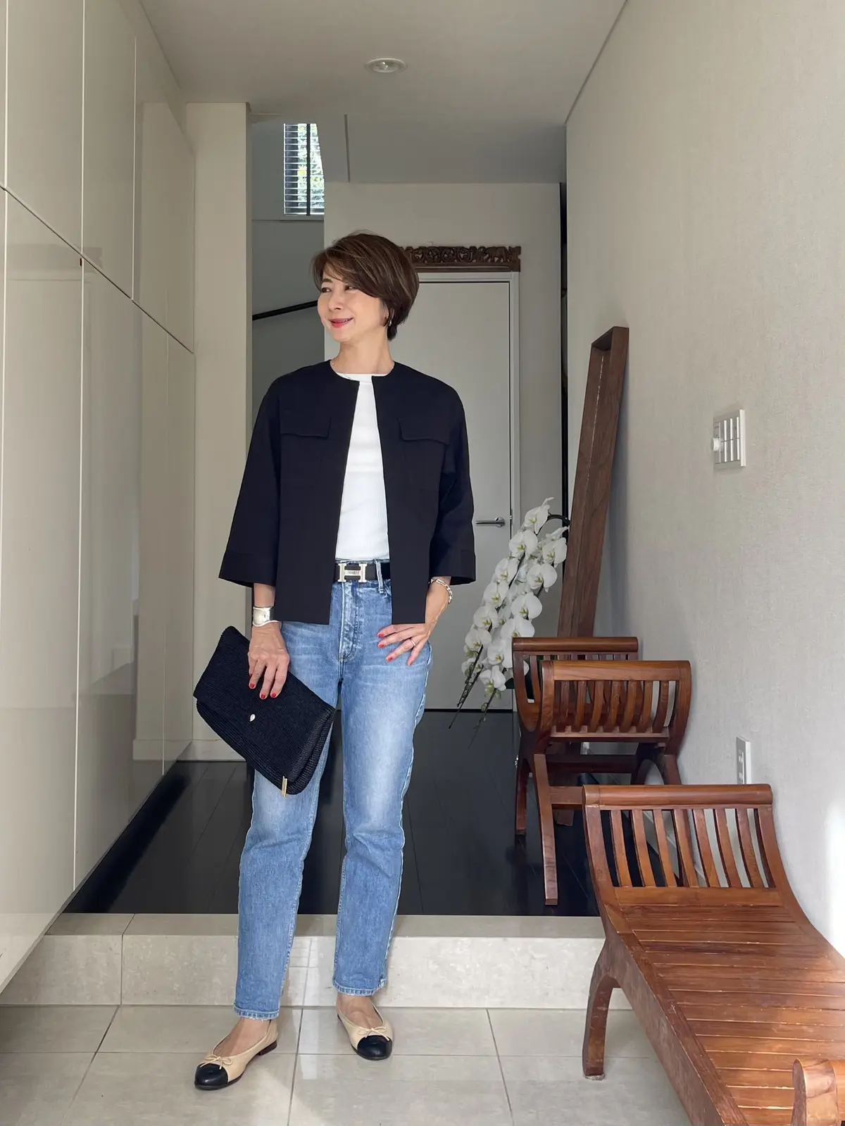 E by eclat リネンのセットアッの画像_8