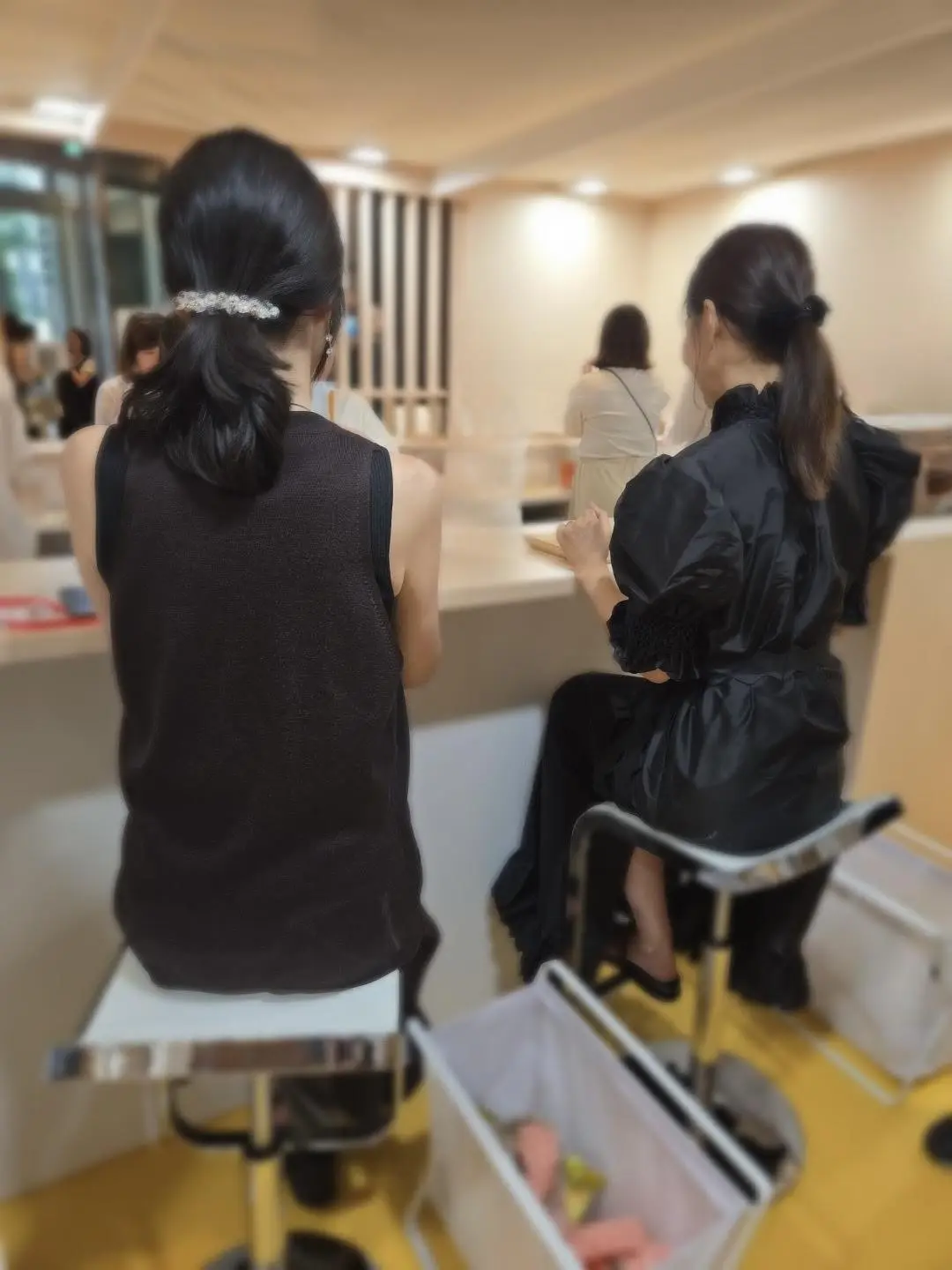 リポC体験ブースにて