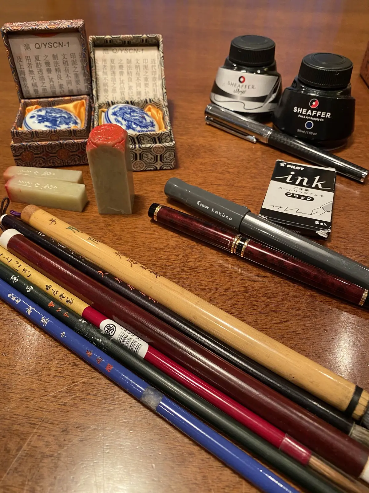 家で過ごす時間。趣味の書道と愛用品。の画像_1