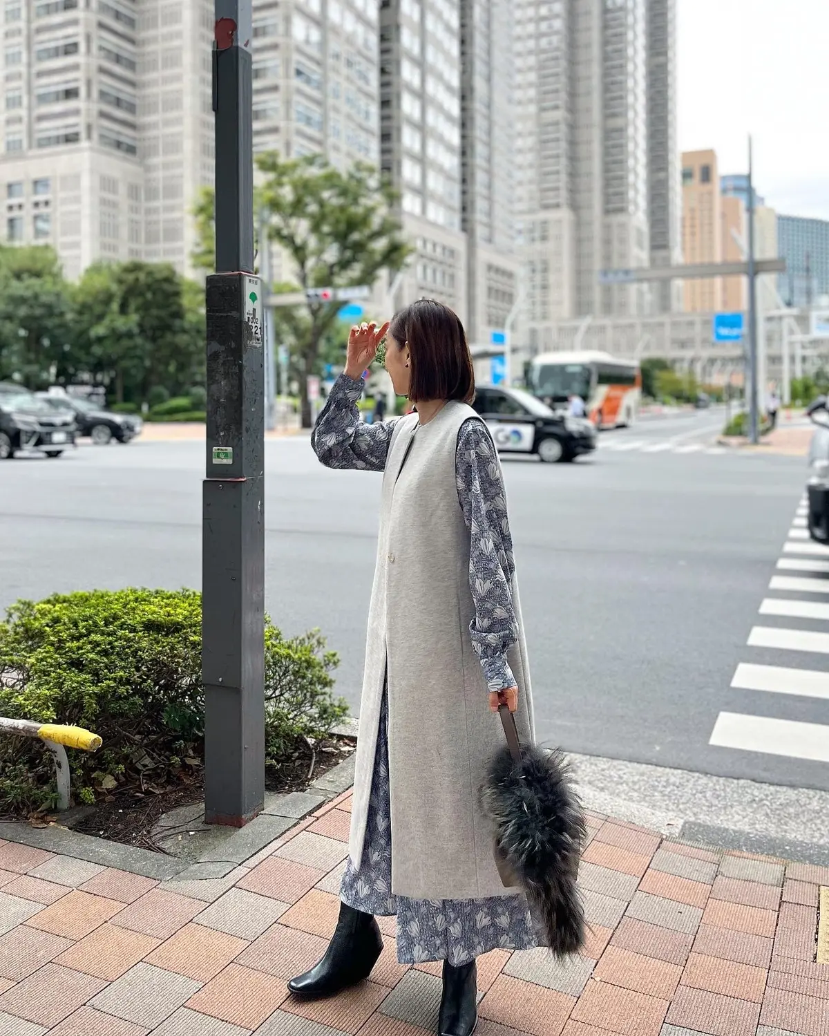 寒色花柄ワンピで、川内倫子 写真展へ。の画像_6