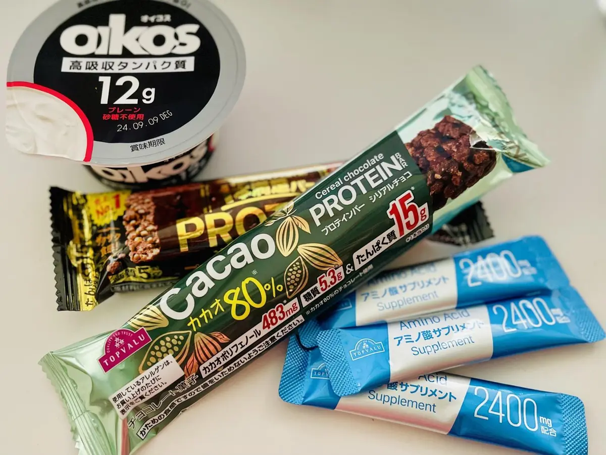 OurAge×Webエクラ　朝食に間食に、運動の前後に、そして足りないとわかったときのためにも、好きな高タンパク食品をチェックしておきたいもの。