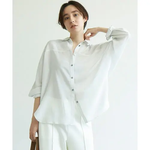 GALLARDAGALANTE シアーストライプシャツ