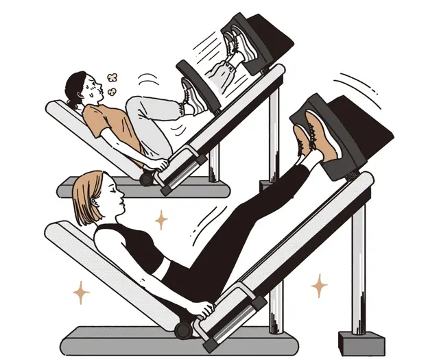 「”筋肉が張って、熱く感じる”と効いている証拠」