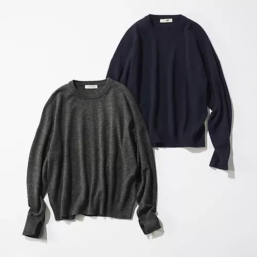 E by eclat
【斉藤くみさんコラボ】カシミヤ混ニット
￥20,900